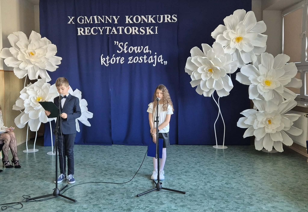 X Gminny Konkurs Recytatorski „Słowa, które zostają”