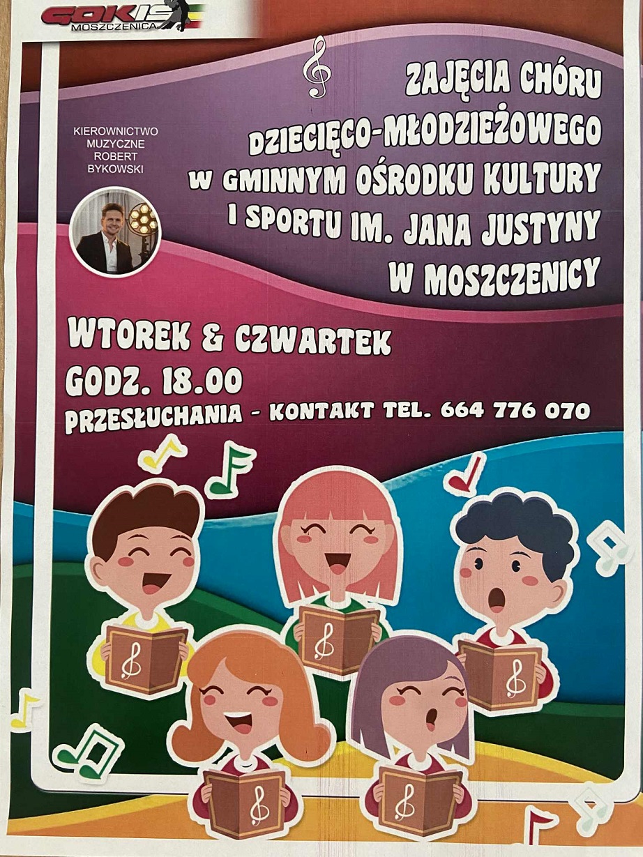 Zaproszenie na przesłuchania do chóru oraz na malarki konkurs plenerowy.