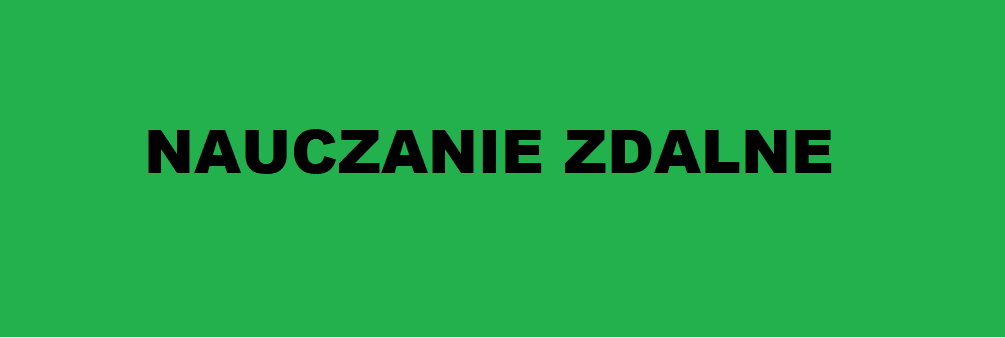 NAUCZANIE ZDALNE.